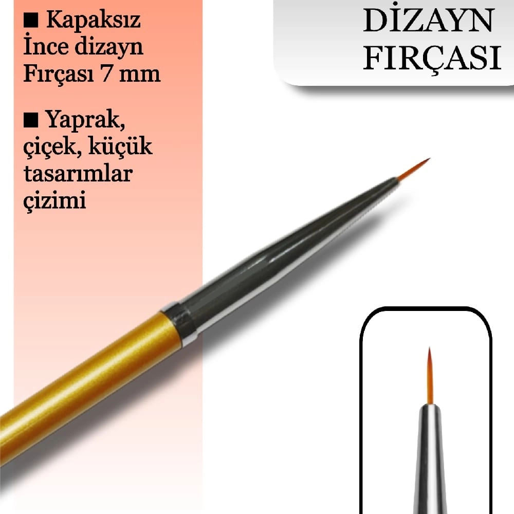 İNCE KAPAKSIZ DİZAYN / JEL FIRÇASI LİNER 3LÜ SET