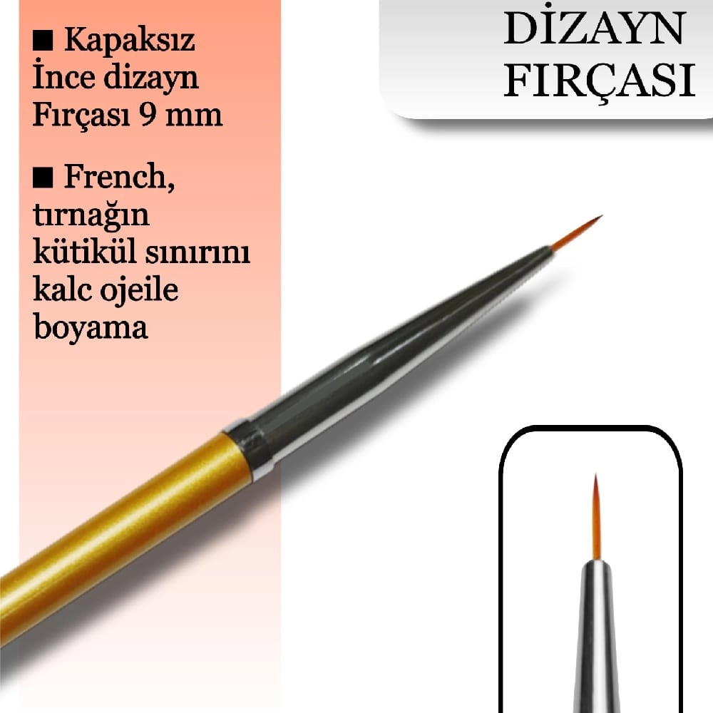İNCE KAPAKSIZ DİZAYN / JEL FIRÇASI LİNER 3LÜ SET