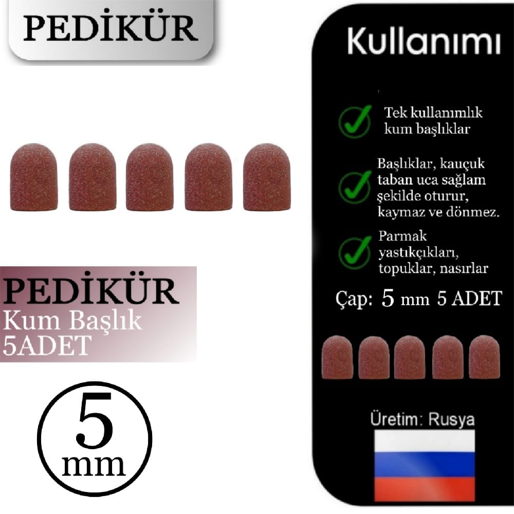 PEDİKÜR%20FREZE%20TÖRPÜ%20UCU%20YEDEK%205%20ADET%20(5%20mm%20/%20180%20gr)