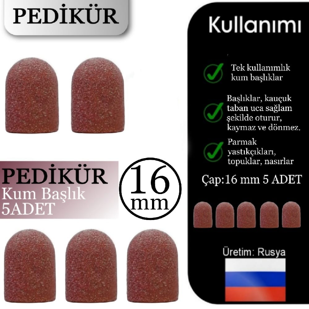 PEDİKÜR%20FREZE%20TÖRPÜ%20UCU%20YEDEK%205%20ADET%20(16%20mm%20/%20180%20gr)