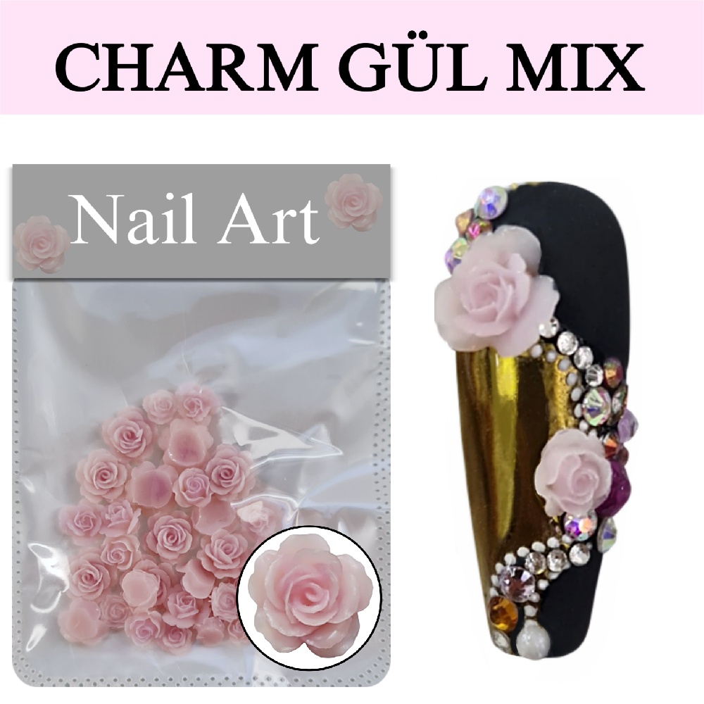 CHARM%20GÜL%203D%20OYUNCAK%20SÜSÜ%20NO:03%20AÇIK%20PEMBE