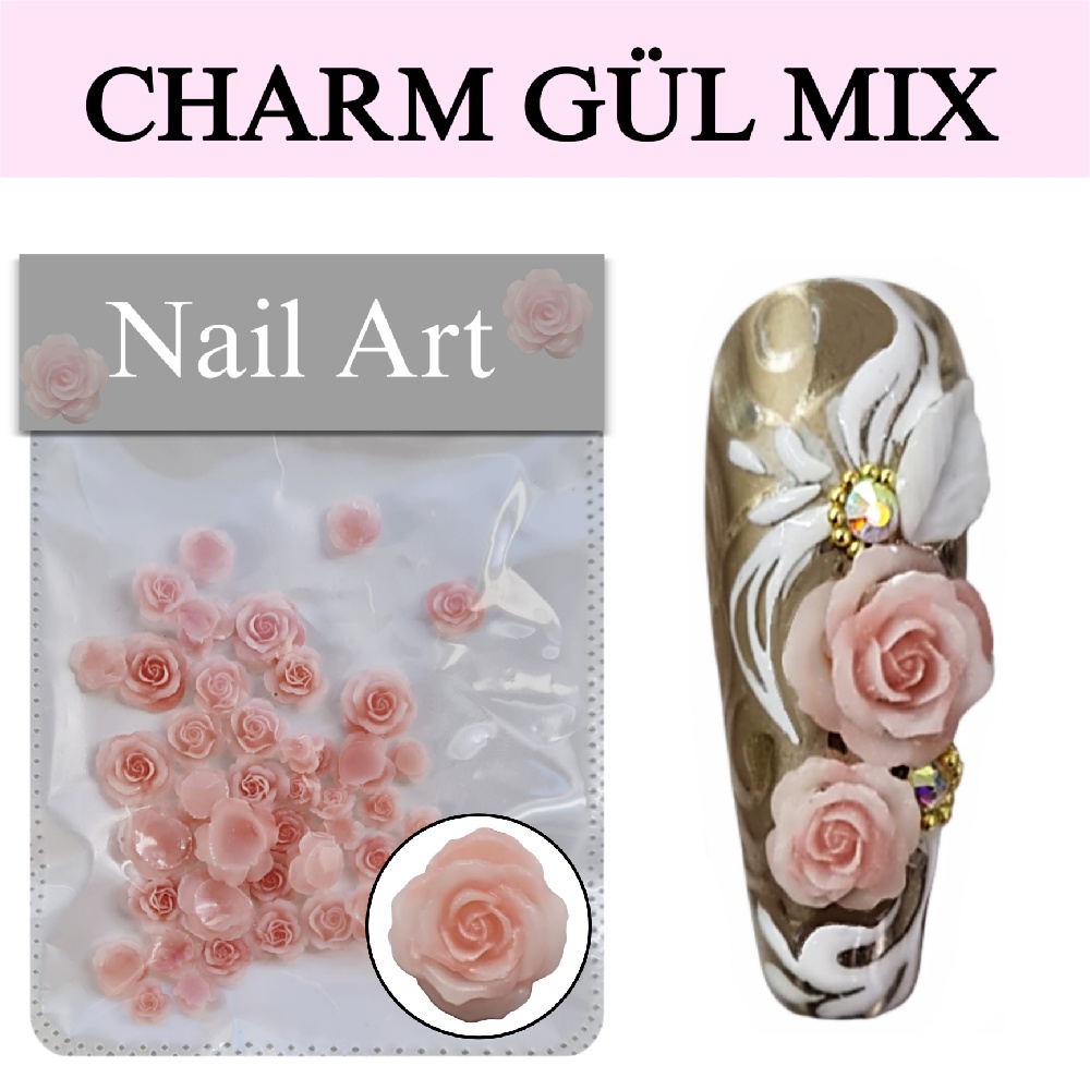 CHARM%20GÜL%203D%20OYUNCAK%20SÜSÜ%20NO:02%20NUDE%20PEMBE