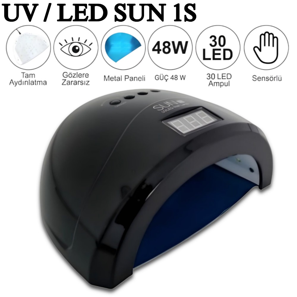 ORİJİNAL%20SUN%20%201S%20UV/LED%2048W%20SİYAH