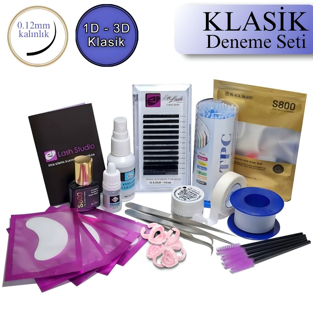 İPEK%20KİRPİK%20KLASİK%20DENEME%20SETİ%20