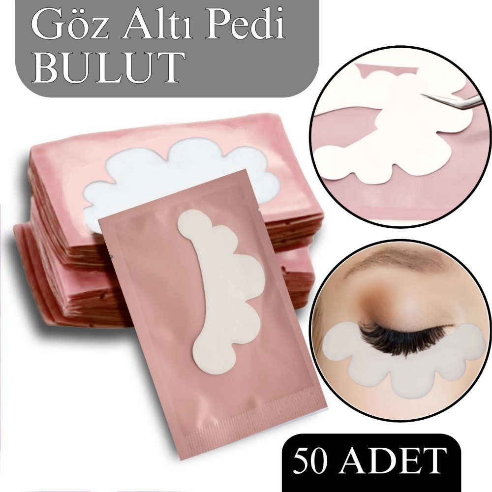 İpek%20Kirpik%20Göz%20Altı%20Pedi%2050%20adet%20(BULUT%20ŞEKLİ%20PEMBE)