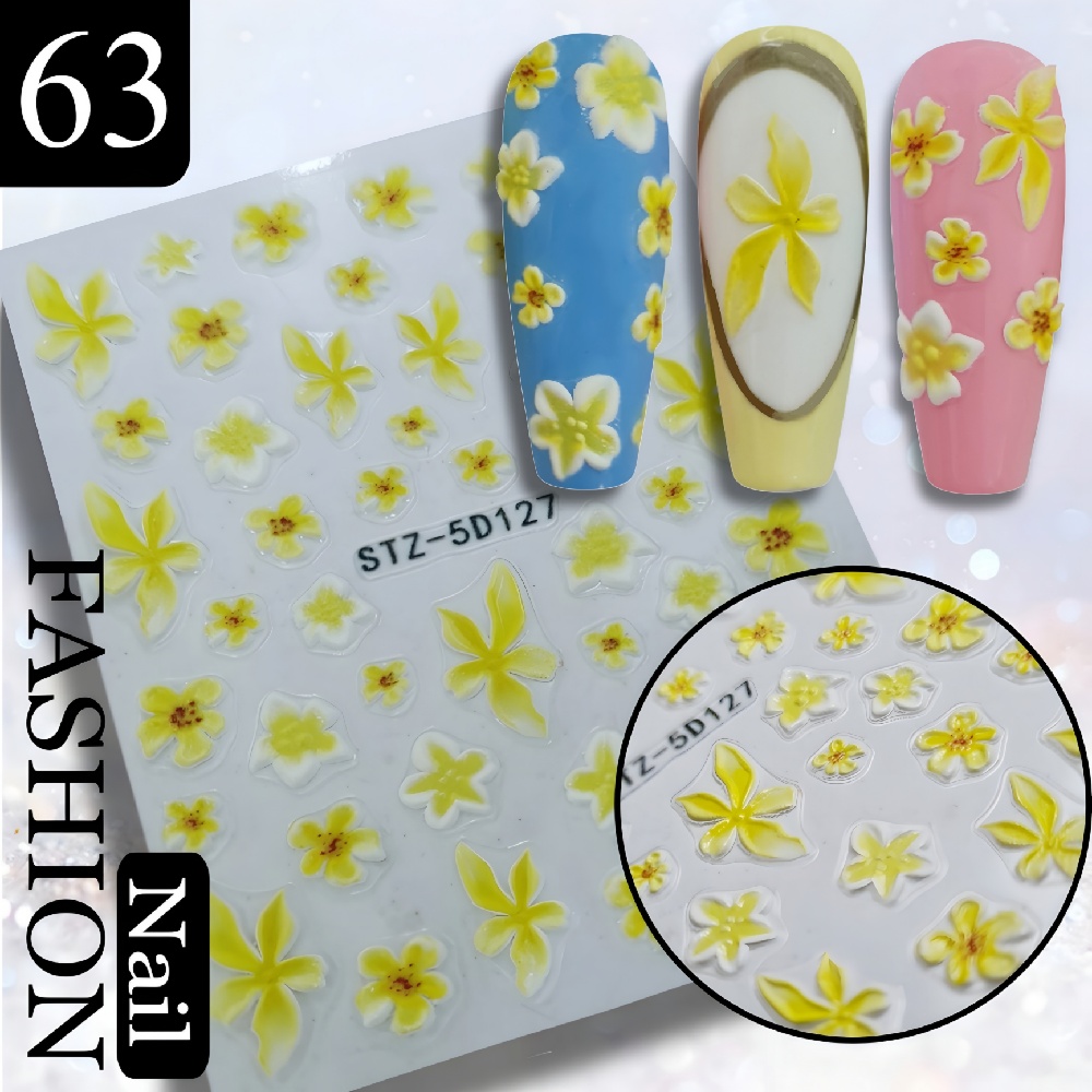 3D%20YAPIŞKANLI%20STİCKER%20NO:%2063%20SARI%20ÇİÇEK