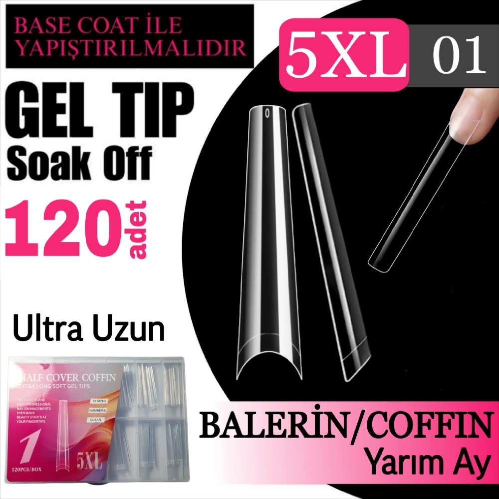 JEL%20TİPS%205XL%20NO:01%20ULTRA%20UZUN%20120%20ADET