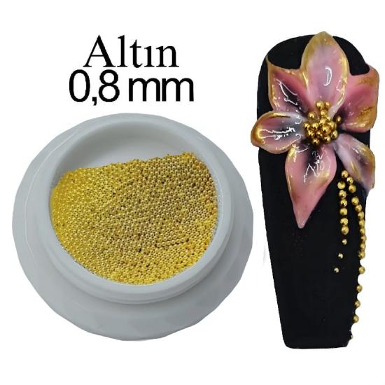 Altın Kum Toplar 0,8 mm