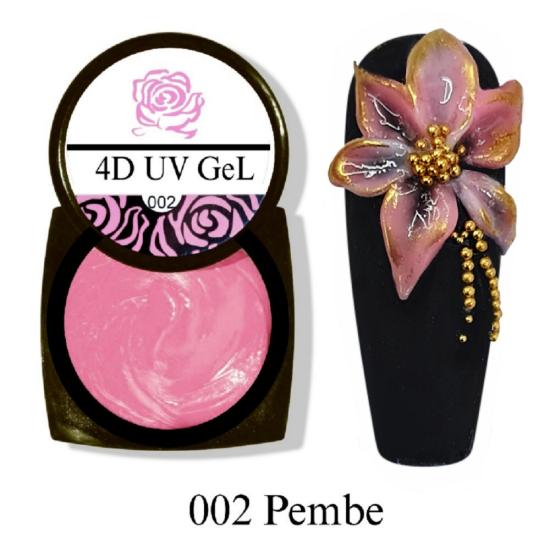 HARD DİZAYN HAMUR UV 4D JEL PEMBE NO:02