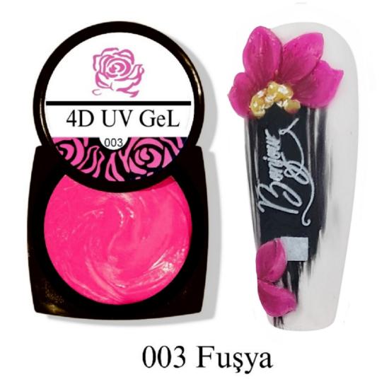 HARD DİZAYN HAMUR UV 4D JEL FUŞYA NO:003