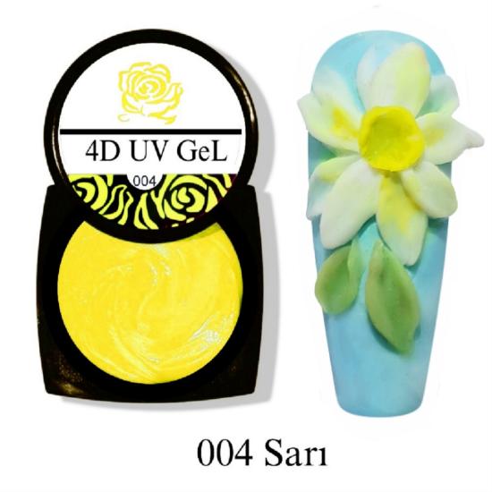 HARD DİZAYN HAMUR UV 4D JEL SARI NO:004