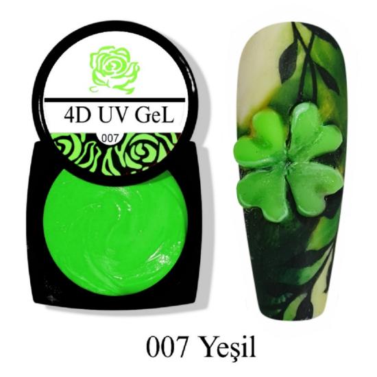 HARD DİZAYN HAMUR UV 4D JEL YEŞİL NO:007