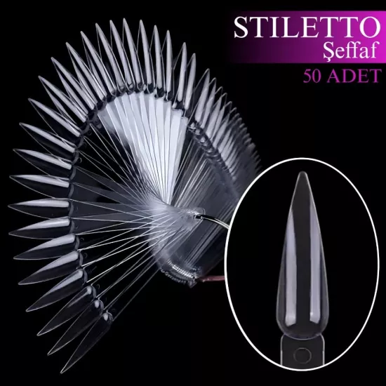 Tırnak Paleti 50’lik (Küt Şeffaf)