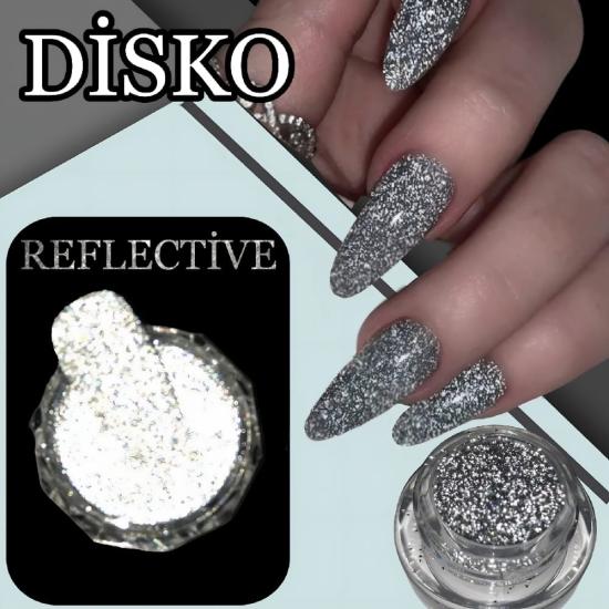 DİSKO REFLEKTİVE TOZU GÜMÜŞ