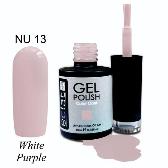 NU13 White-Purple (AÇIK NUDE PEMBE) KALICI OJE 10 ML