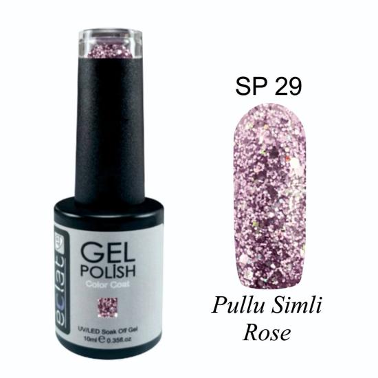 SP 29 PULLU SİMLİ ROSE PEMBE KALICI OJE 