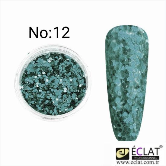 Yuvarlak Dekoratif Folyo 3ss No:12 (CYAN RENGİ)