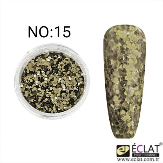 Yuvarlak Dekoratif Folyo 3ss No:15 (Altın)