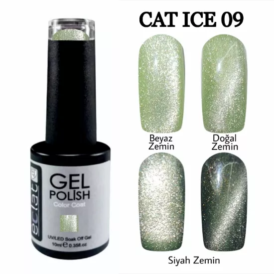 İCE & SATEN KEDİ GÖZÜ (CAT EYE) NO:09