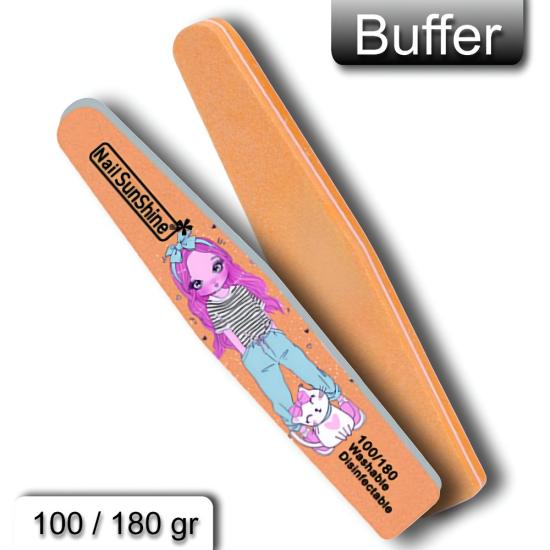2’si 1 Arada Çok Keskin Tırnak Buffer  100/180