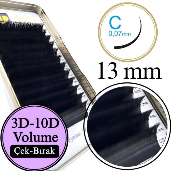 C KIVRIM İPEK KİRPİK 0,07mm (ÇEK BIRAK) 13 mm