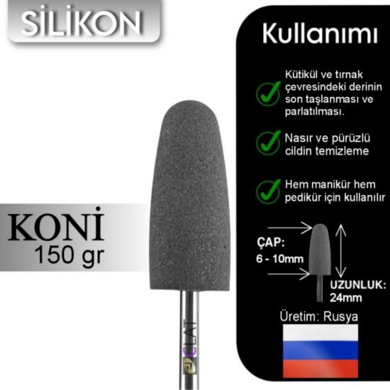 FREZE MAKİNE TÖRPÜ UCU SİLİKON SARI GRİ (150 GR)