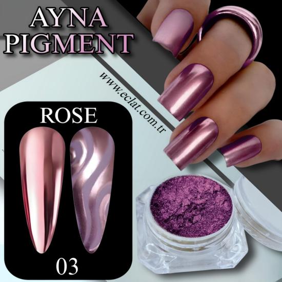 TIRNAK AYNA KROM TOZU ROSE