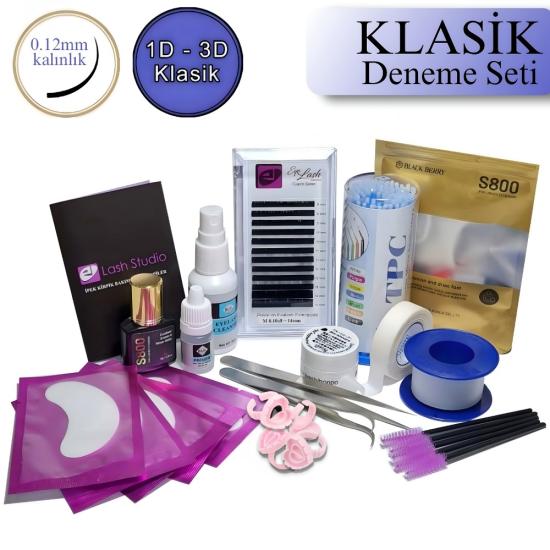 İPEK KİRPİK KLASİK DENEME SETİ 