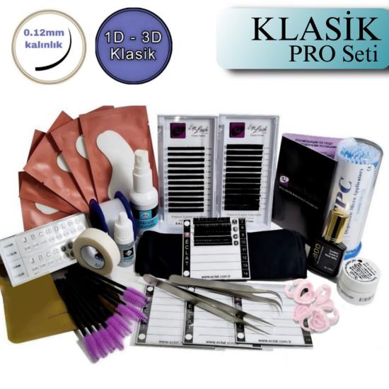 İPEK KİRPİK KLASİK PRO SETİ