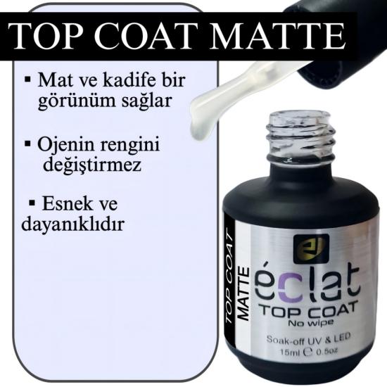 MAT TOP COAT 15ml (Üst Matlaştırıcı Oje)