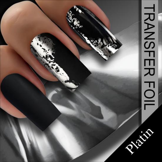 PLATİN TIRNAK TRANSFER FOLYO