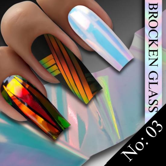 TIRNAK AVRORA FOLYO BROCKEN GLASS No:3