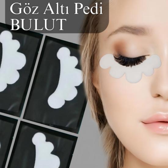 İpek Kirpik Göz Altı Pedi 1 adet (BULUT ŞEKLİ SİYAH)
