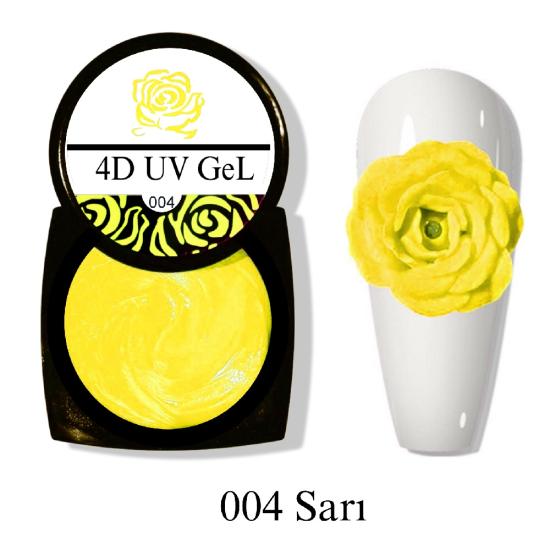 HARD DİZAYN HAMUR UV 4D JEL SARI NO:004