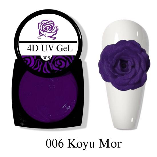HARD DİZAYN HAMUR UV 4D JEL KOYU MOR NO:006
