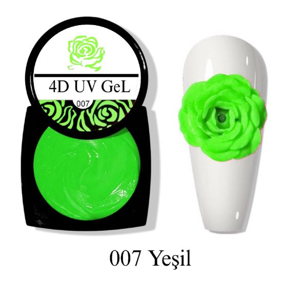 HARD DİZAYN HAMUR UV 4D JEL YEŞİL NO:007