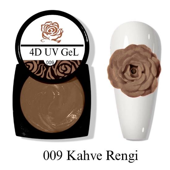 HARD DİZAYN HAMUR UV 4D JEL KAHVERENGİ NO:009