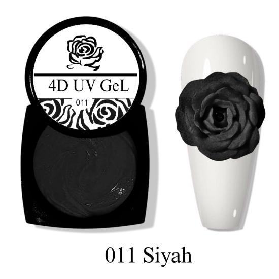 HARD DİZAYN HAMUR UV 4D JEL SİYAH NO:011