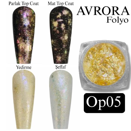 AVRORA İnci holografik Tırnak Folyo  