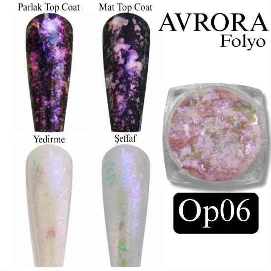 AVRORA İnci holografik Tırnak Folyo  