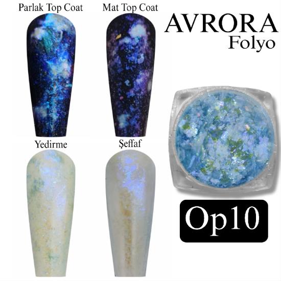 AVRORA İnci holografik Tırnak Folyo  