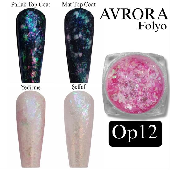 AVRORA İnci holografik Tırnak Folyo  
