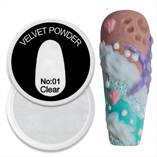 KADİFE VELVET TOZU 01 (ŞEFFAF)
