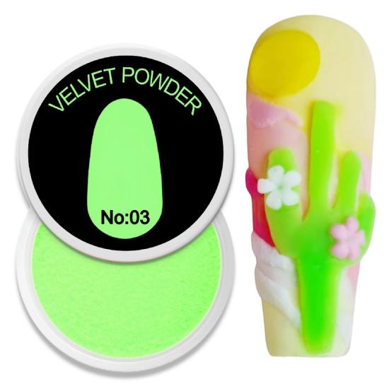 KADİFE VELVET TOZU 03 (NEON YEŞİL) 