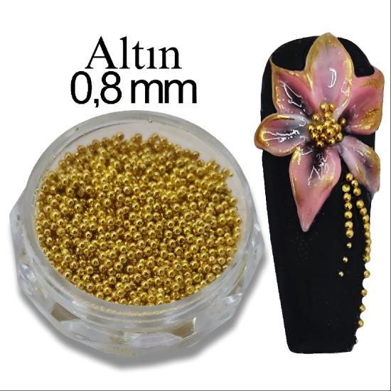 Altın Kum Toplar 0,8 mm