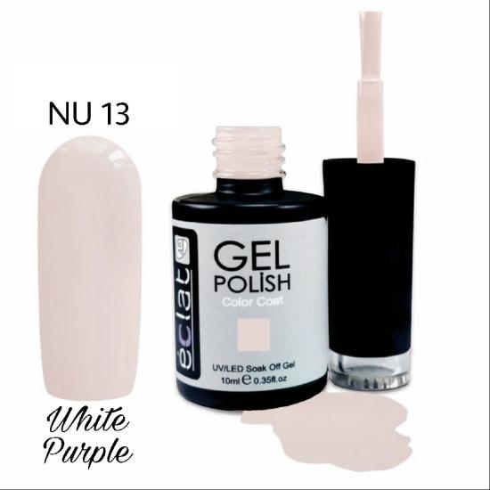 NU13 White-Purple (AÇIK NUDE PEMBE) KALICI OJE 10 ML