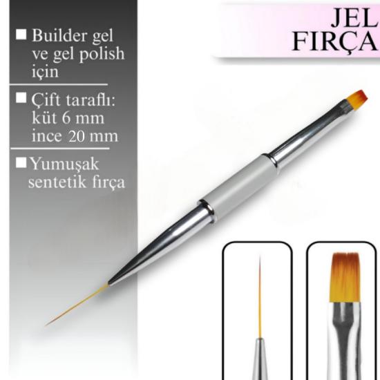 2 İN 1 ÇIFT TARAFLI JEL / POLYGEL FIRÇA KÜT