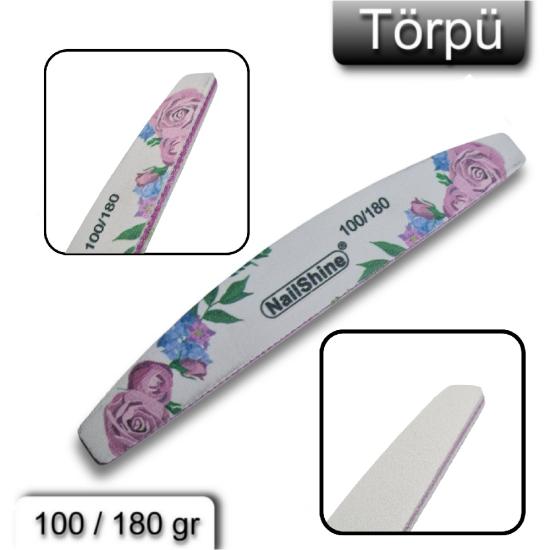 AY ŞEKLİ 100/180 Gritt Kağıt Törpü