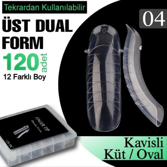 DUAL ÜST FORM (ÜST KALIP) NO: 04 KAVİSLİ KÜT / OVAL