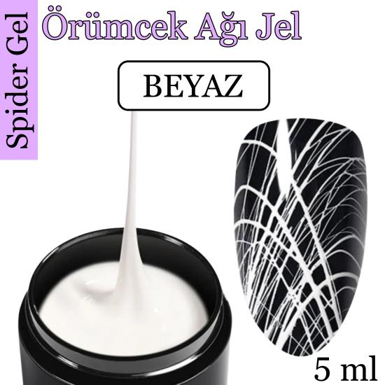 Spider Jel Paint Boya 005 / Beyaz rengi (Örümcek ağı jel 5gr)